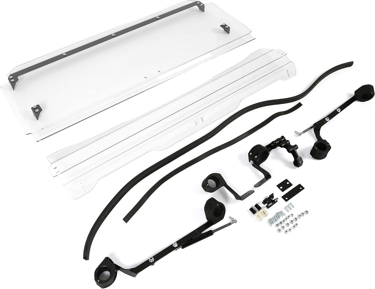 3-in-1 Clear Open Vented Closed Windscreen K630