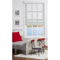 Cordless Faux Wood Blind White 42 x 48 in. B470