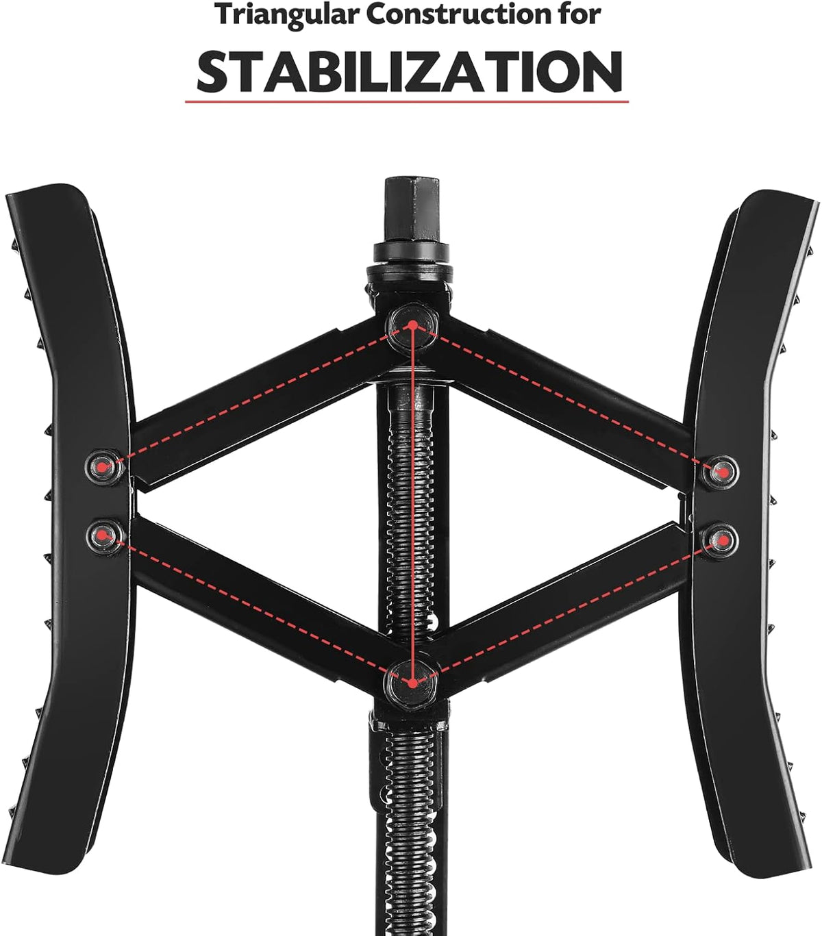 RV Camper Wheel Chock Stabilizer Scissor, 2 Pack Tire Wheel X Chock A688035