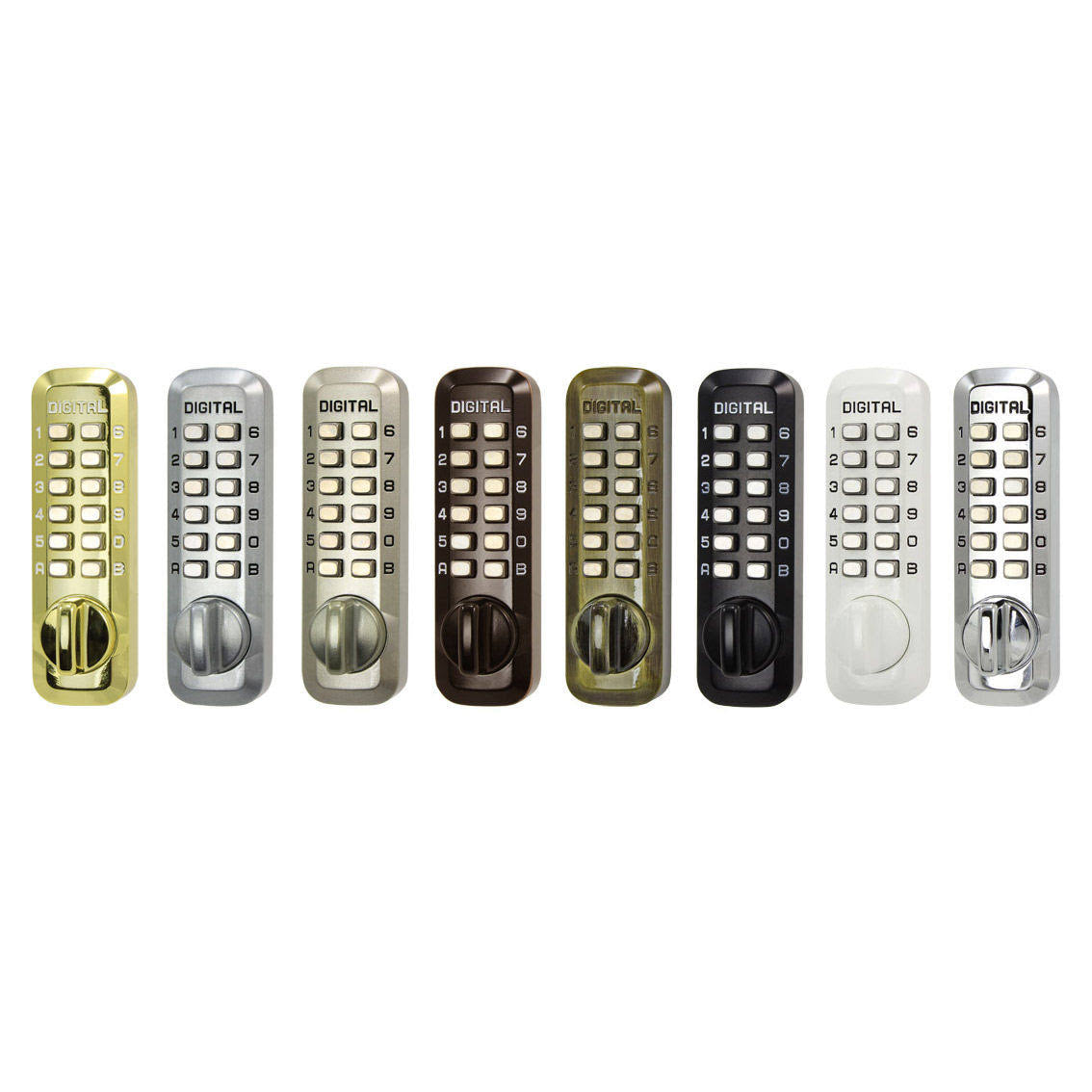 Mechanical Keyless Deadlocking Spring Latch Lock T611503