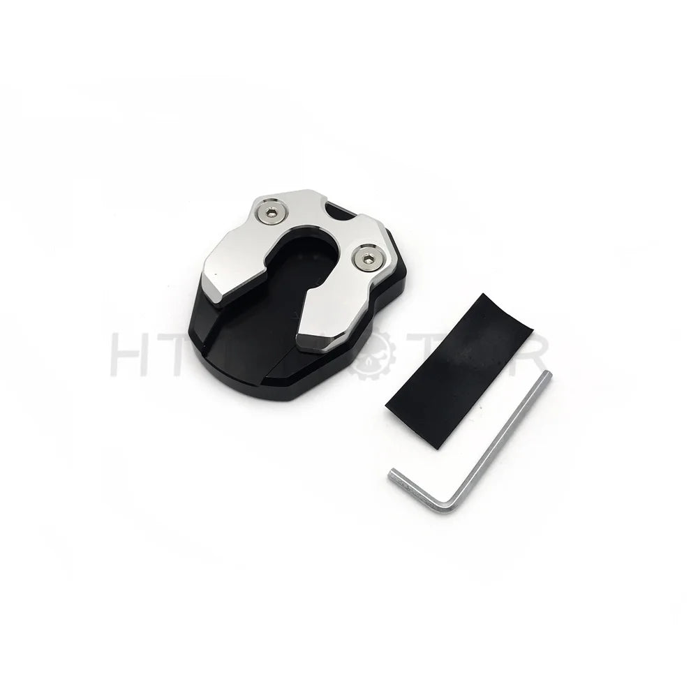 Black CNC Sidestand Foot Plate Kickstand Pad N805
