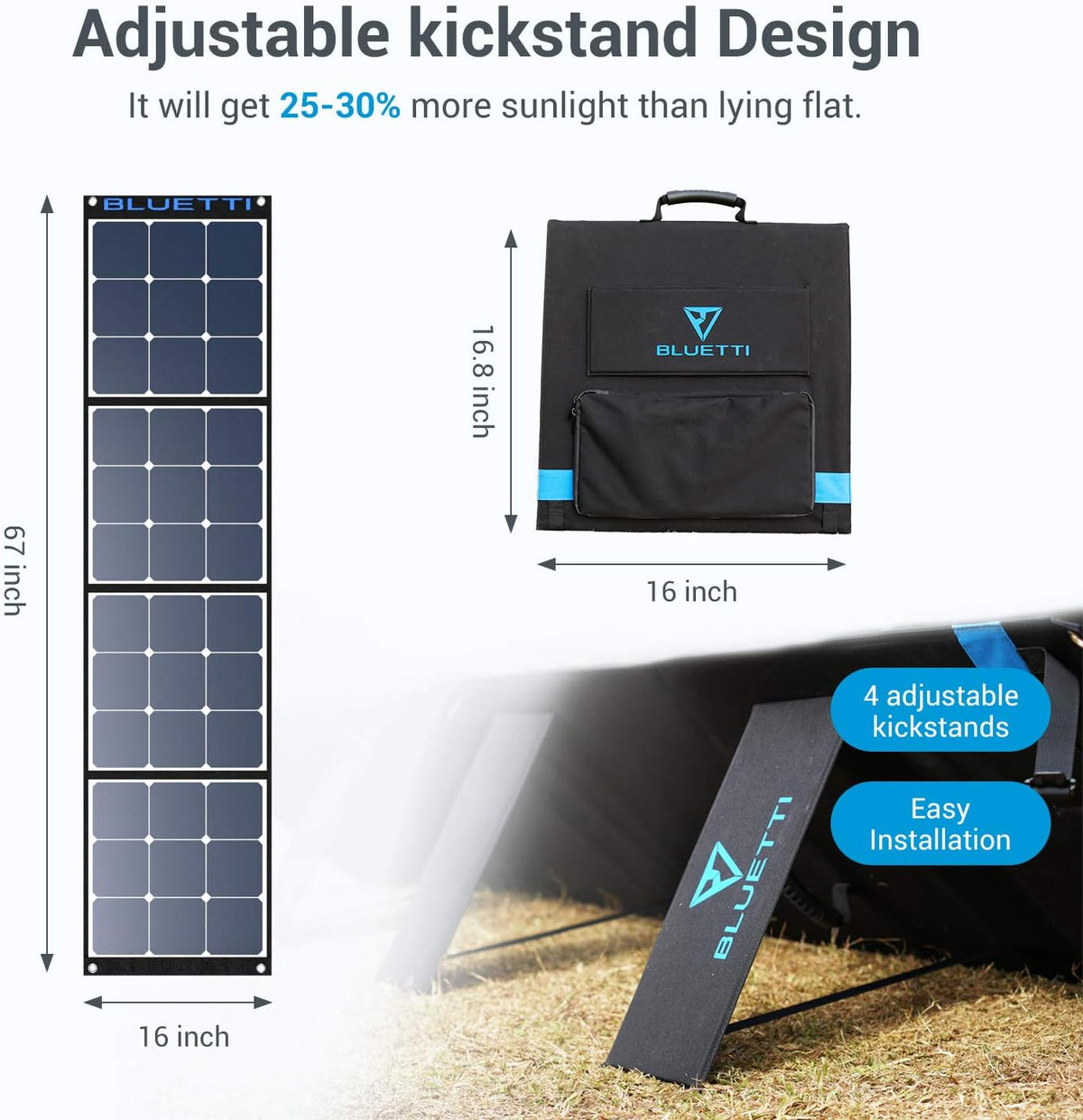 120W Portable Foldable Solar Panel Q38320