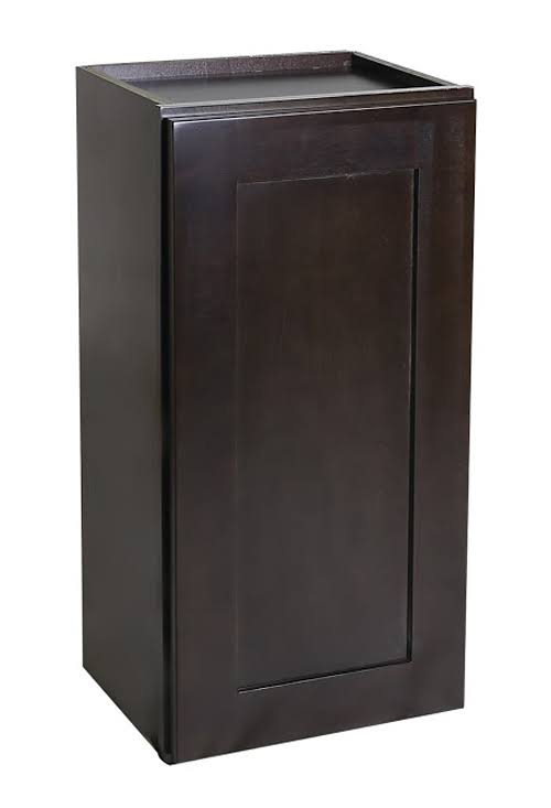 18 in. Fully Assembled Kitchen Wall Cabinet Shaker Espresso Q701