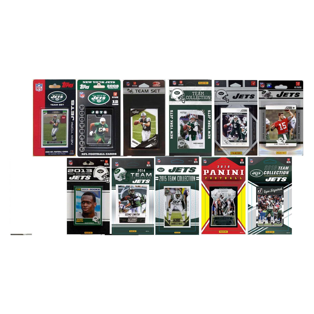 NFL New York Jets Licensed Trading Card Team Sets M659