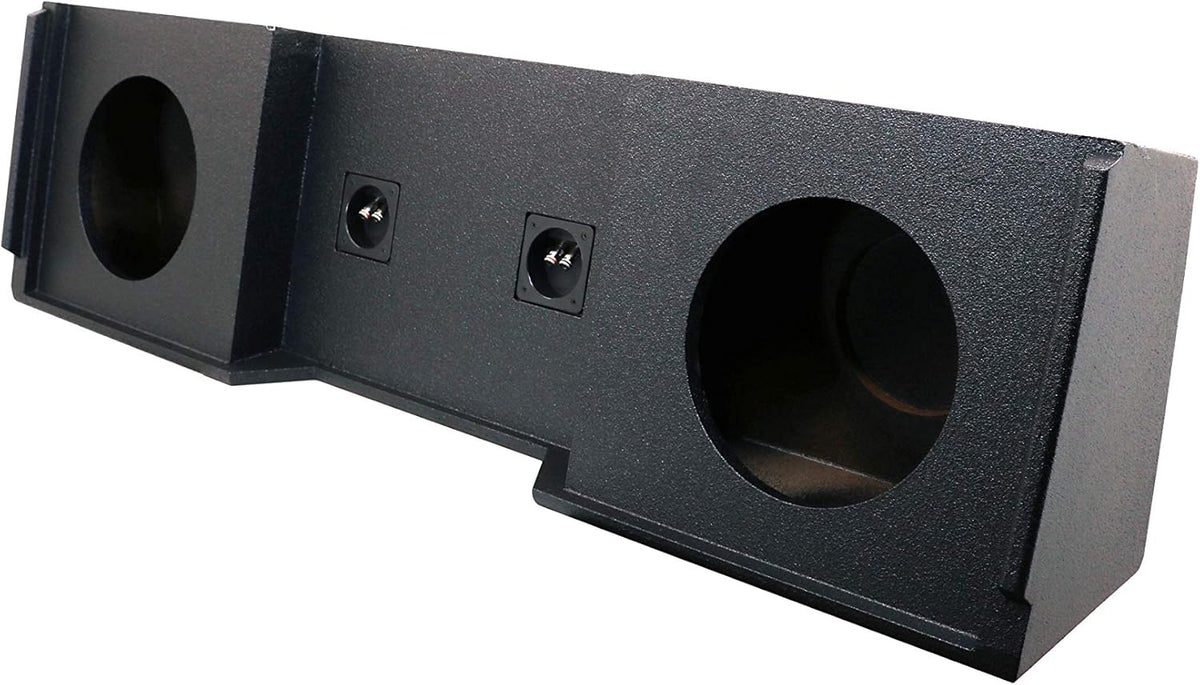 10-Inch Dual Down-Fire Subwoofer Boxes with Bed Liner Finish J574632
