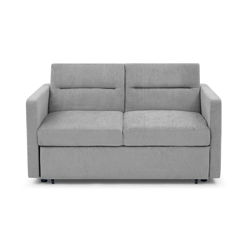 Grey Loveseats Sofa Bed with Pull-Out Bed O729