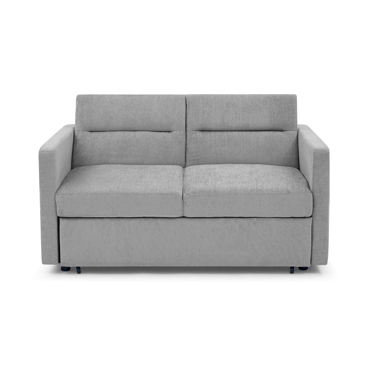 Grey Loveseats Sofa Bed with Pull-Out Bed O729