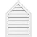 Peaked Top Surface Mount PVC Gable Vent N3826