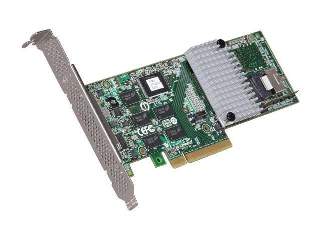 4-Port 6Gb/s SATA+SAS PCIe 2.0 512MB Controller Card O503