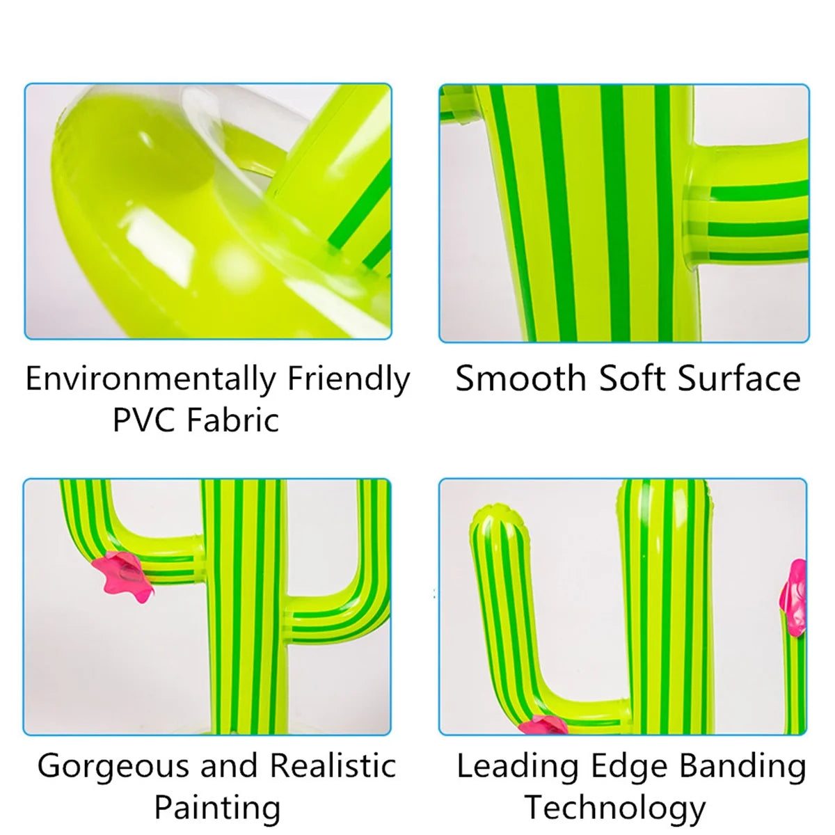 Inflatable Cactus Ring Pool Float J21111