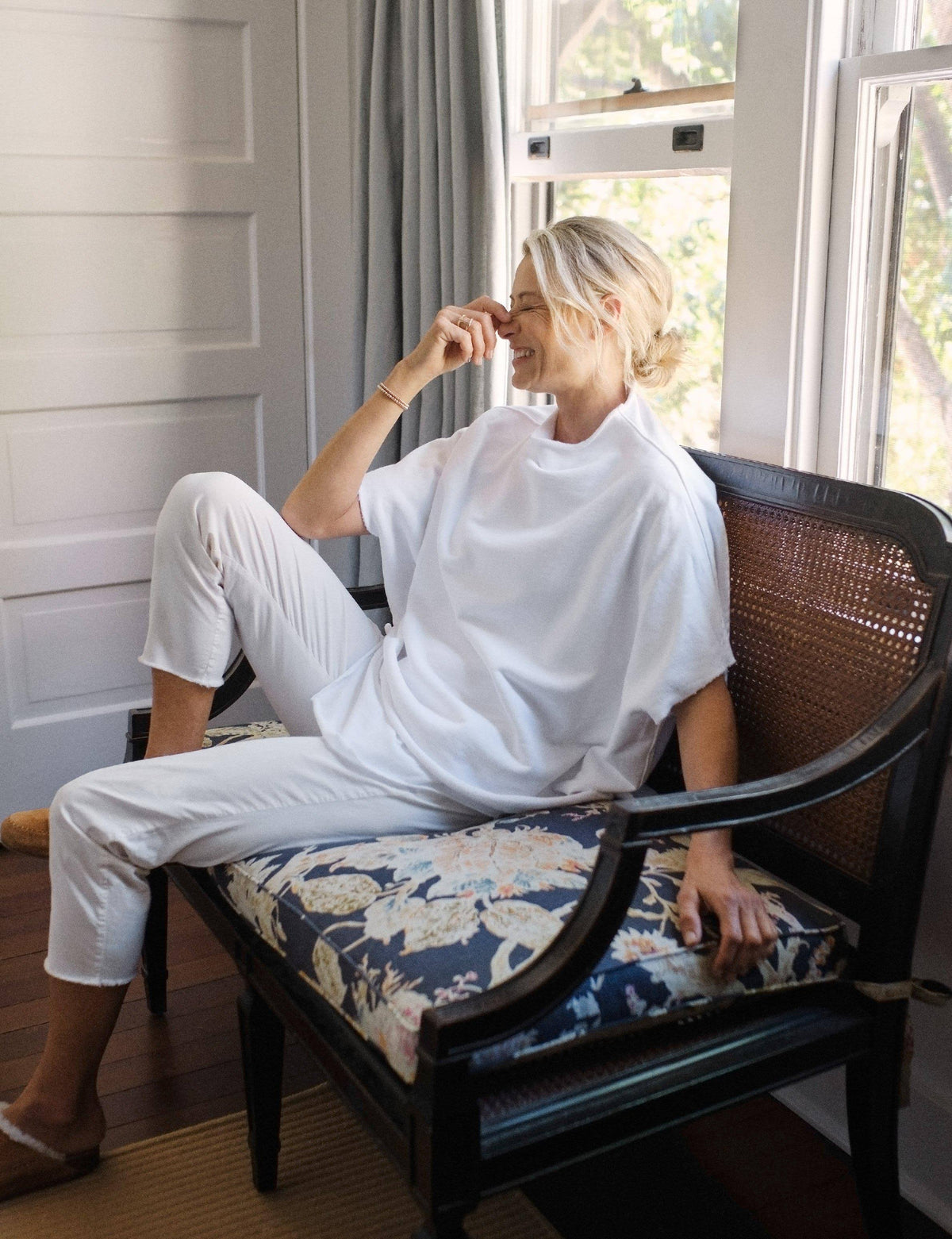 White Funnel Neck Capelet N2837