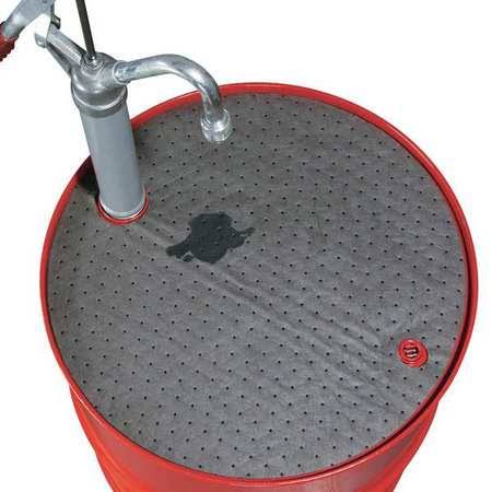 Gray Drum Top Absorb Pad, PK15 Y86958