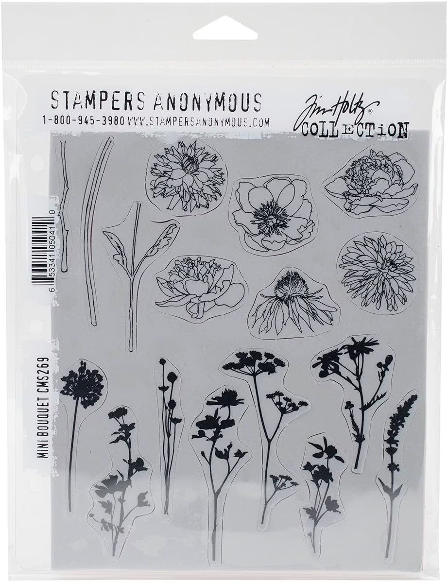 Mini Bouquet Cling Rubber Stamp Y113575
