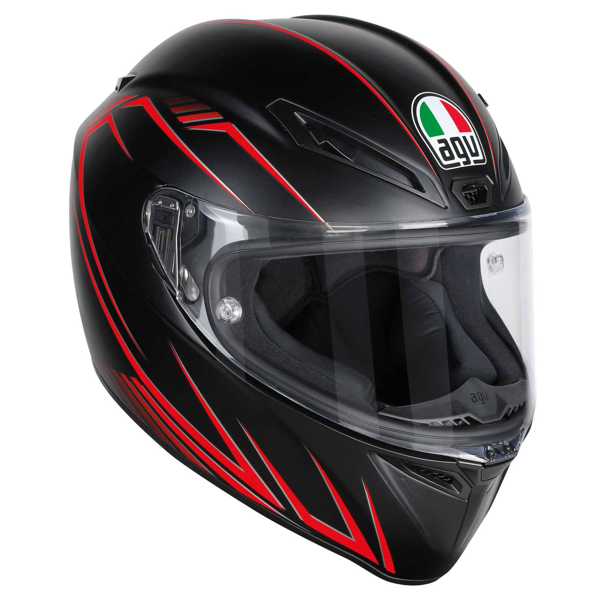 Red Black Motorcycle Helmet G19431