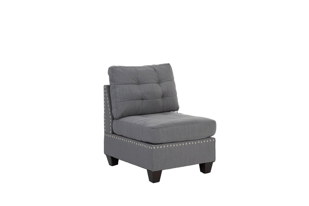 5 Pcs Modular Sofa Set Gray Z1165