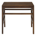 Modular Outdoor Acacia End Table Dark Brown N534738