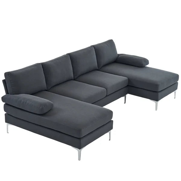 Modular Sofa Dark Gray O407127