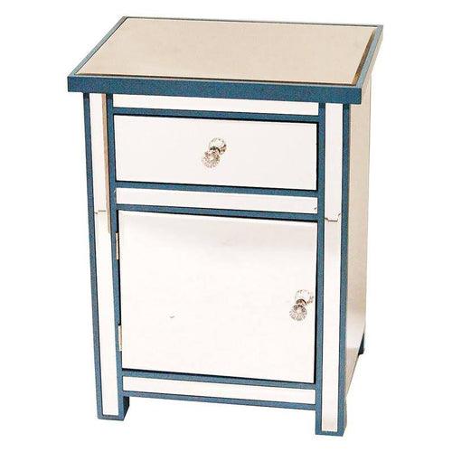1 Drawer 1 Door Black Accent Cabinet U75943