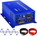 600W Pure Sine Wave Inverter 12v to 110v 120v DC to AC Dual US Plug F412286