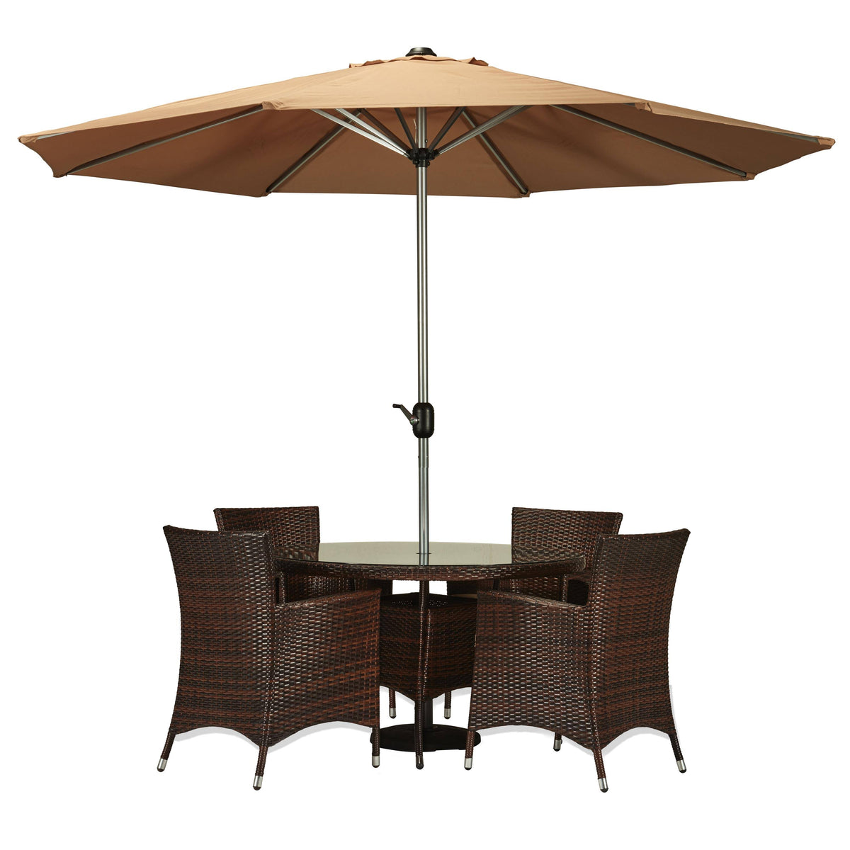 6 Piece Wicker Dining Set R28163