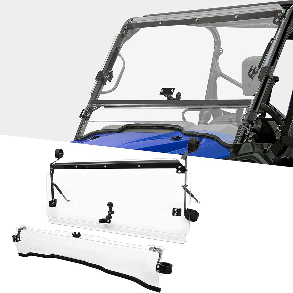 3-in-1 Clear Open Vented Closed Windscreen K630