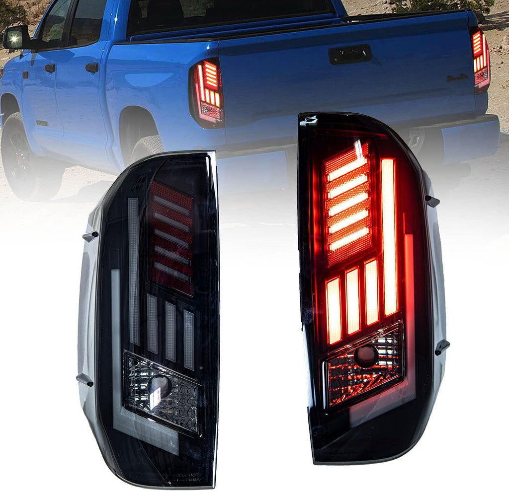 Black Housing Smoke Lens LED Taillight Assembly X663