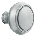 Pair of Estate Knobs Without Rosettes Satin Chrome K165490
