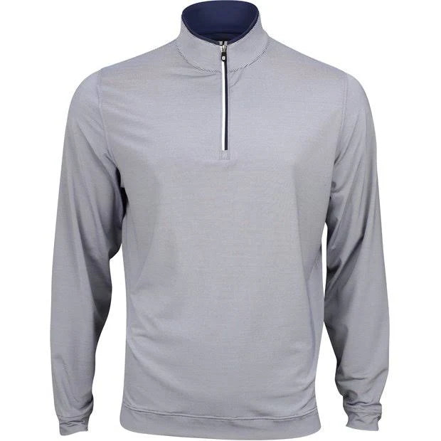 Men's Lightweight Striped Half Zip U539