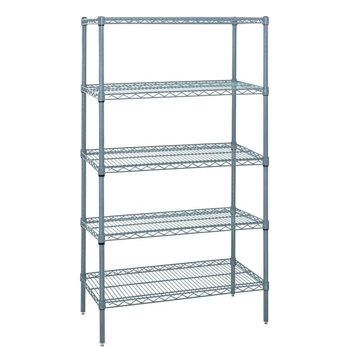 5 Shelf Starter Kit Gray 74 in S727