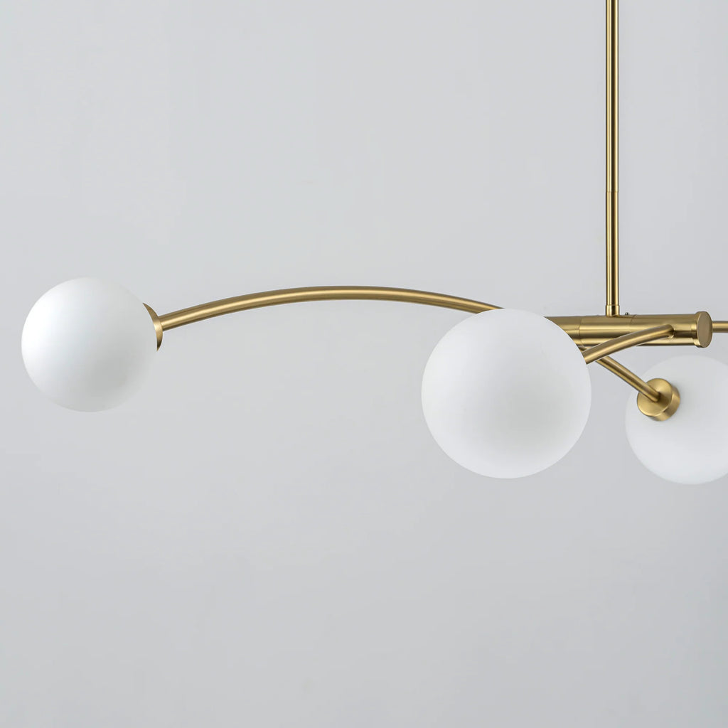 4-Light Sputnik Linear Globe Pendant C21065