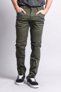 Quilted Biker Jeans