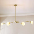 4-Light Sputnik Linear Globe Pendant C21065
