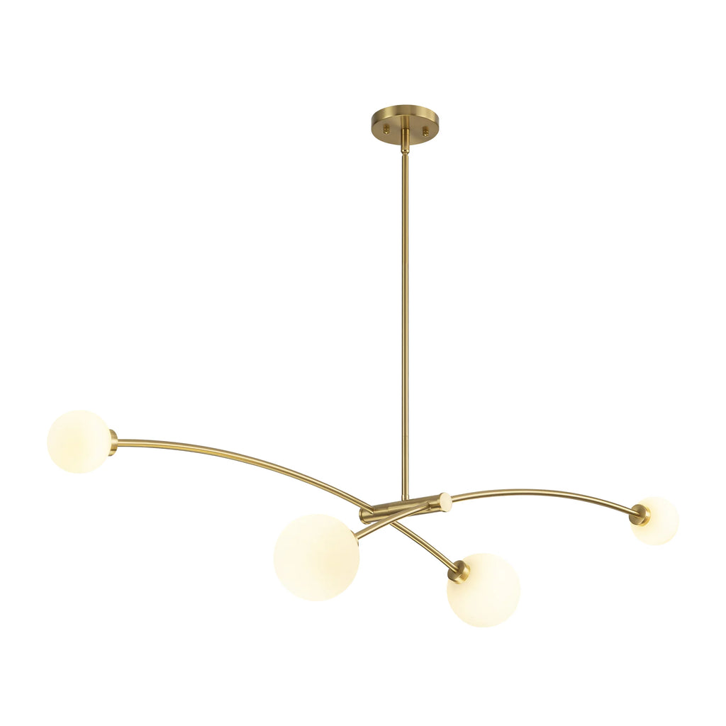 4-Light Sputnik Linear Globe Pendant C21065