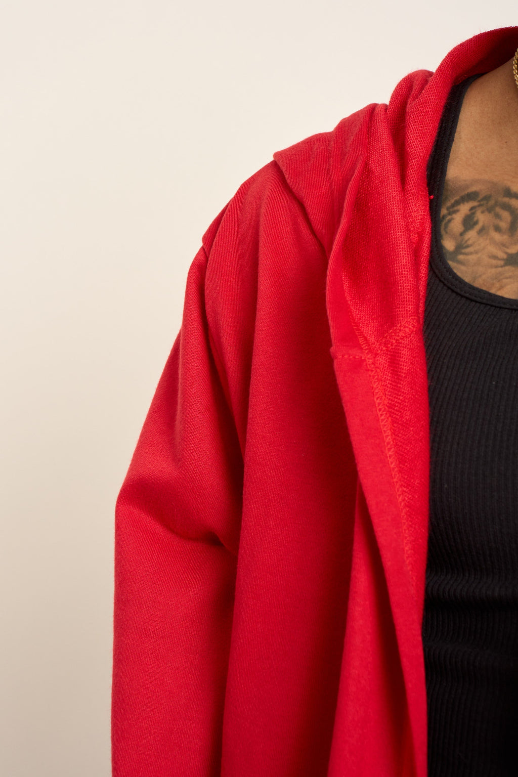 Long Length Drape Cape Cardigan Hoodie