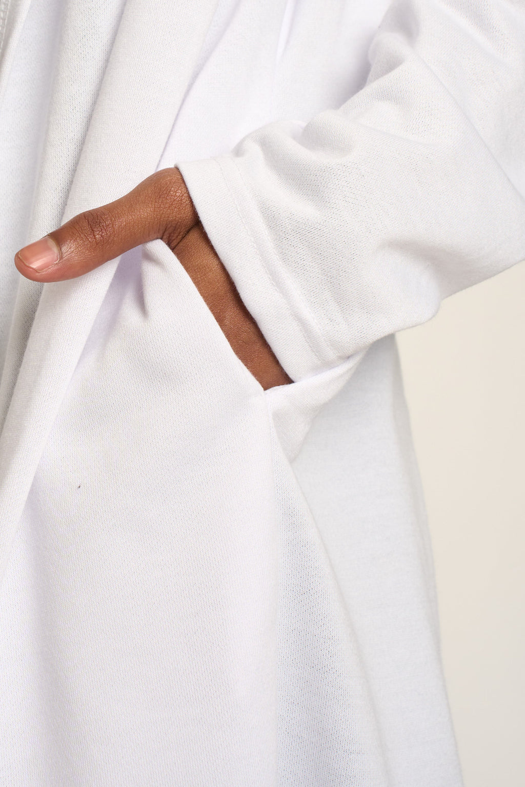 Long Length Drape Cape Cardigan Hoodie