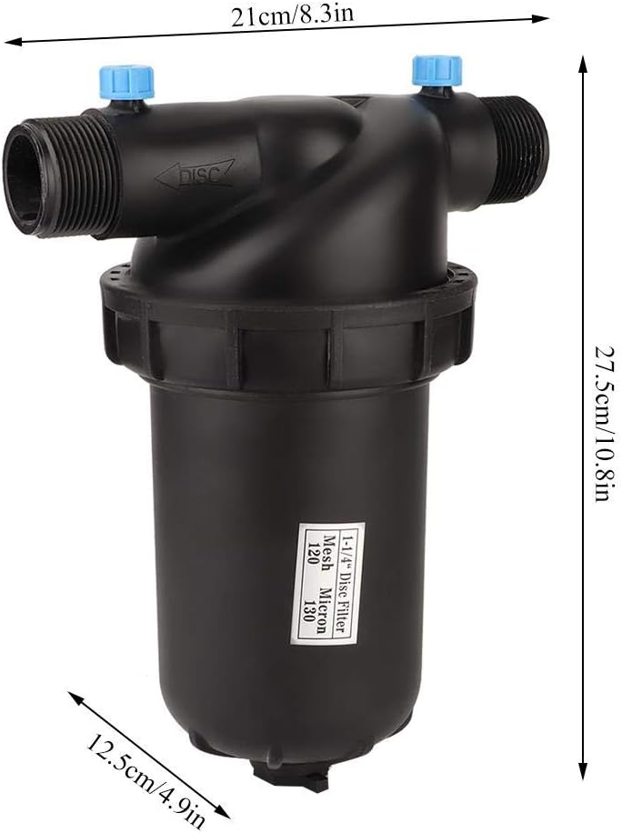 120 Mesh Disc Filter for Irrigation, Pack of 2 E595