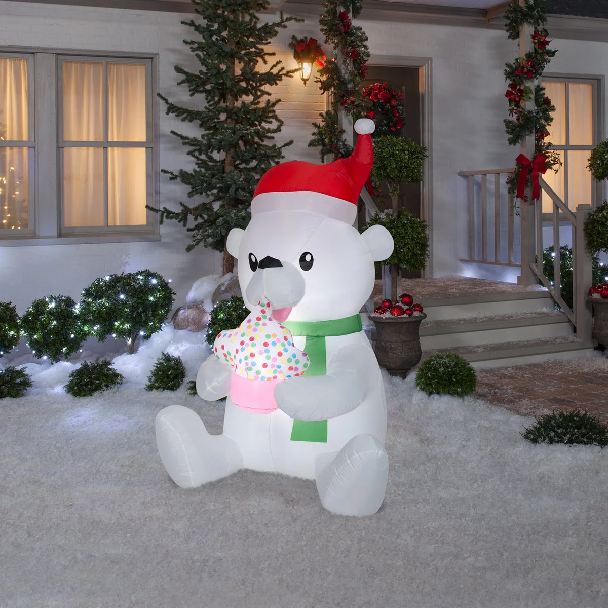 Animated Polar Bear Inflatable X42850