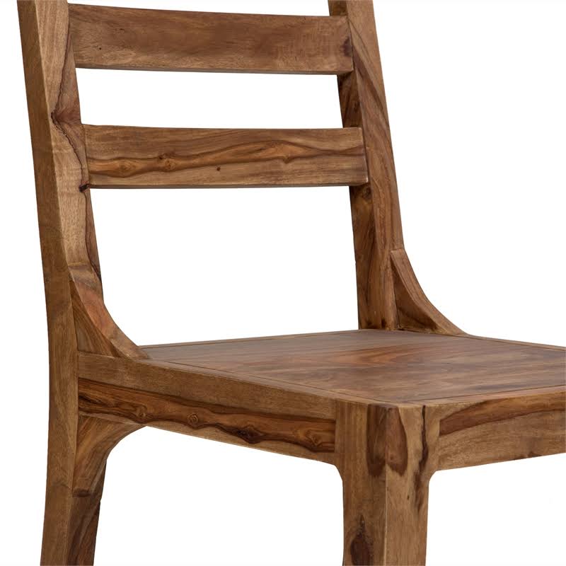 Brown Sheesham Wood Dining Chair J31568