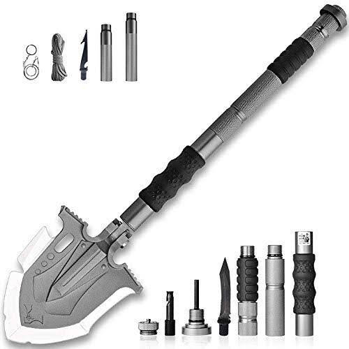 Gray Stainless Steel Survival Shovel P3948