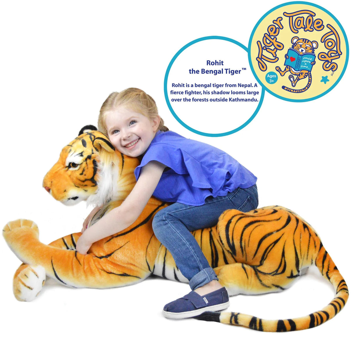 46 Inch Bengal Tiger Plush Cat S782