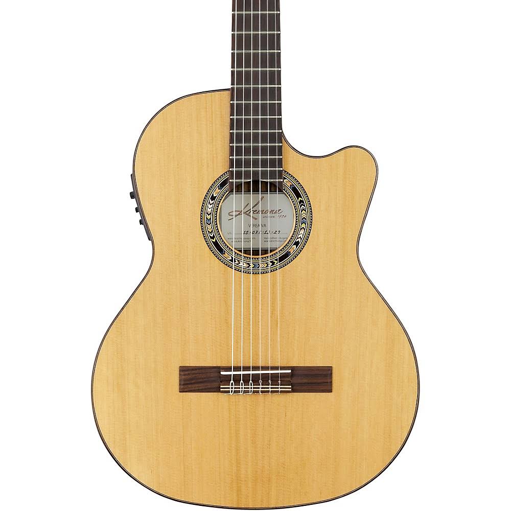 Natural Cutaway Acoustic-Electric Nylon Guitar N103118