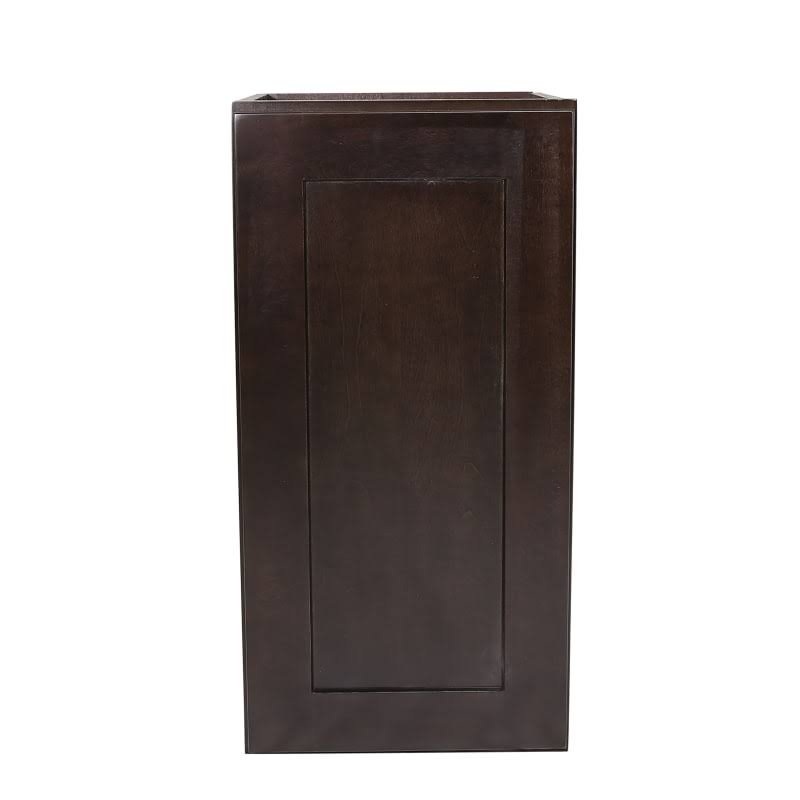 18 in. Fully Assembled Kitchen Wall Cabinet Shaker Espresso Q701
