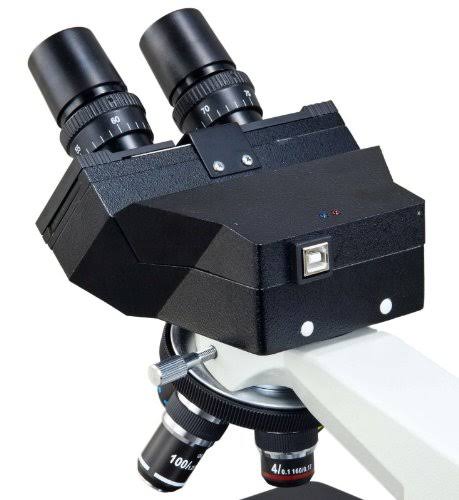 40X-2000X Digital Darkfield Binocular Compound Microscope with 3.0MP USB Camera F282