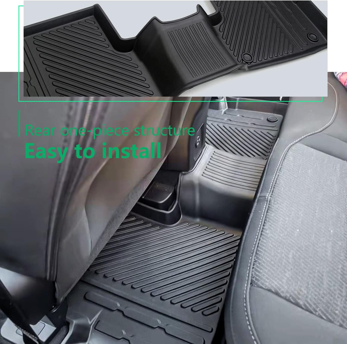 All Weather Floor Liners Interior Carpet Floor Protection Mats Cargo Liner L69894