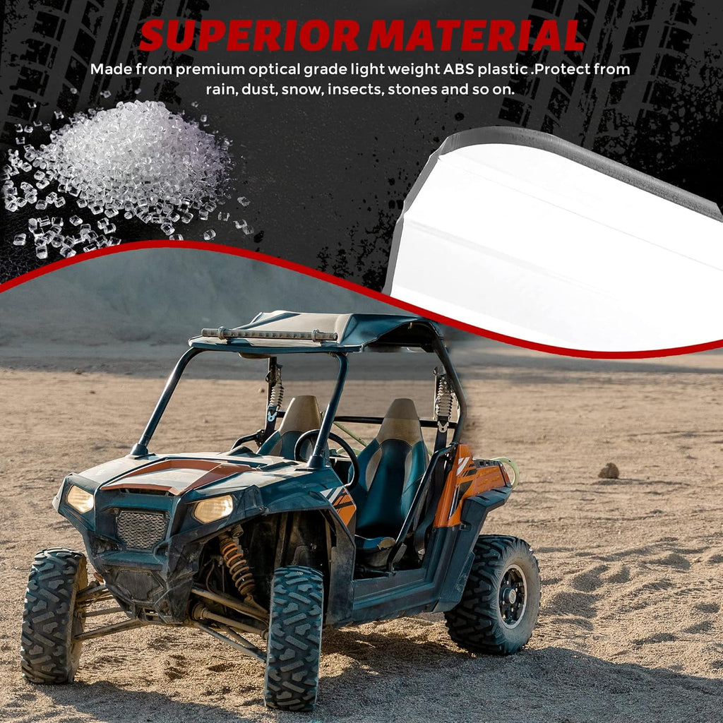 3-in-1 Clear Open Vented Closed Windscreen K630