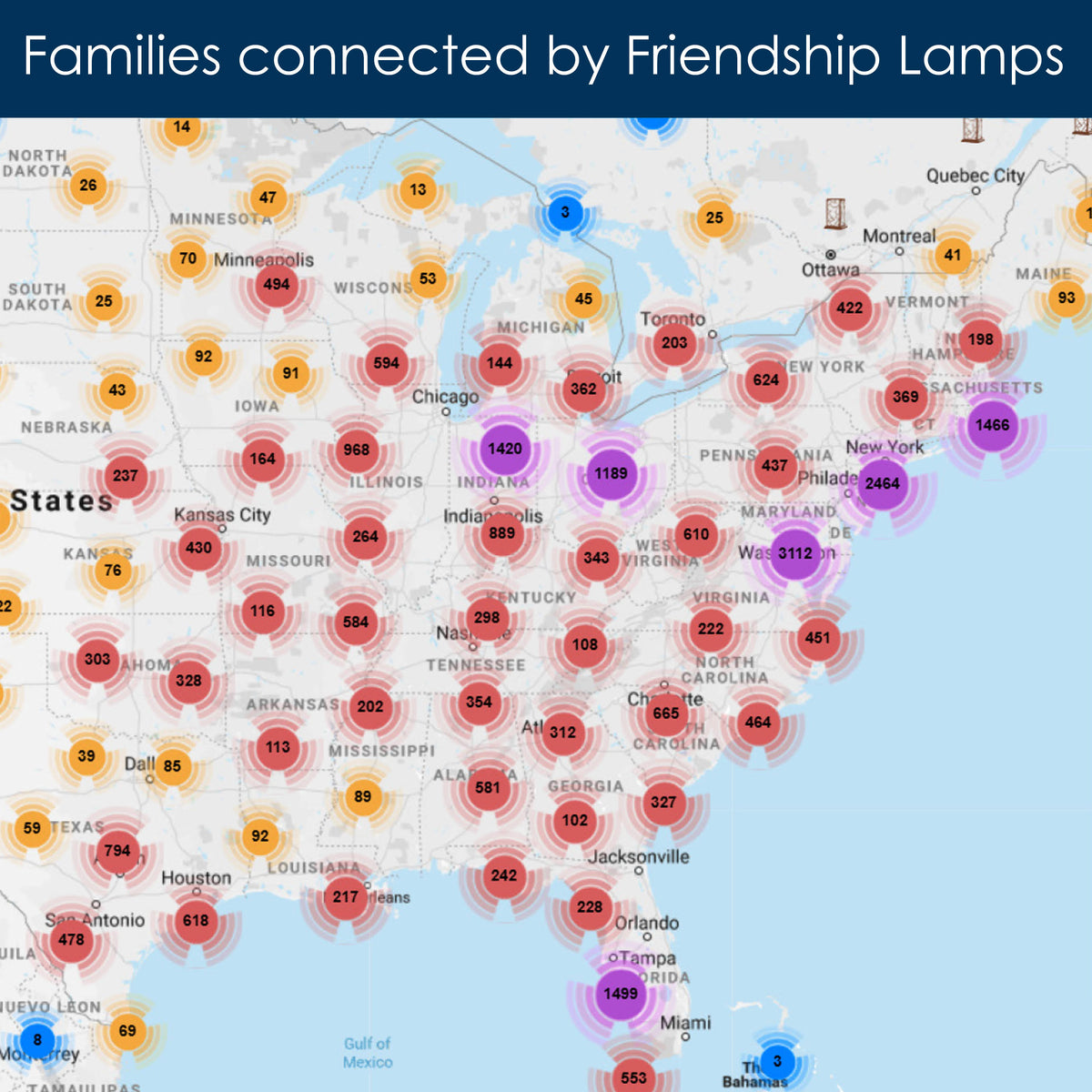 Set of 2 Friendship Lamps O590