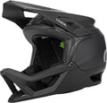 Black Solid Downhill Helmet R828