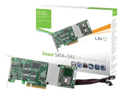 4-Port 6Gb/s SATA+SAS PCIe 2.0 512MB Controller Card O503