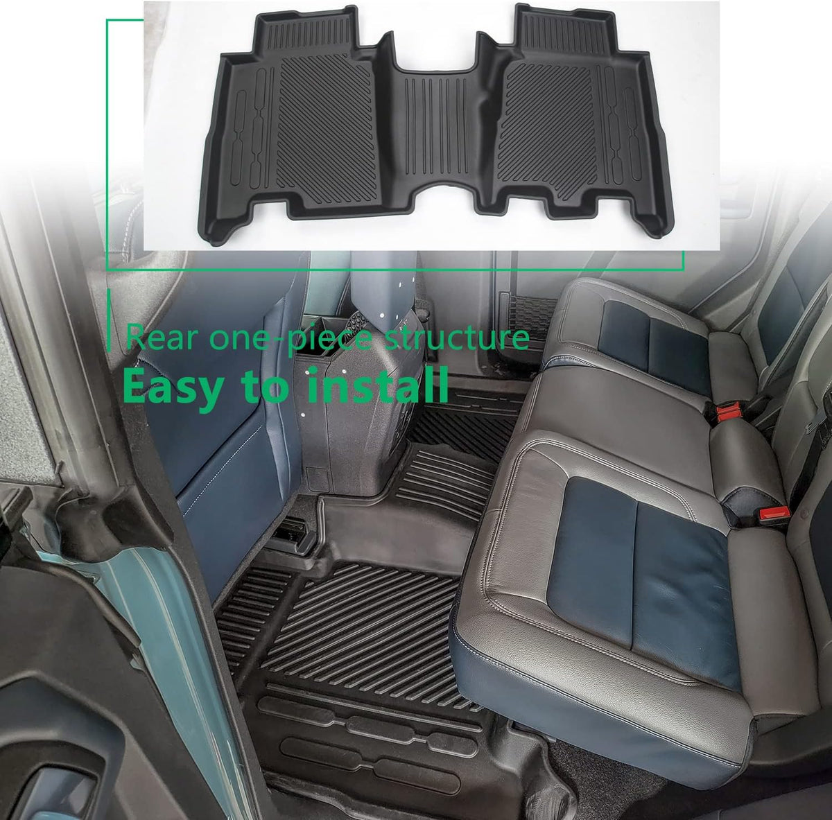 All Weather Floor Liners Interior Carpet Floor Protection Mats Cargo Liner L69894
