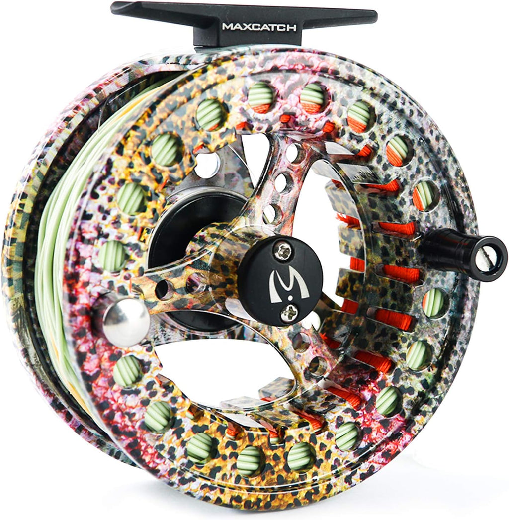 Large Arbor Fly Fishing Reel and Pre-Loaded Fly Reel with Line Combo G805238